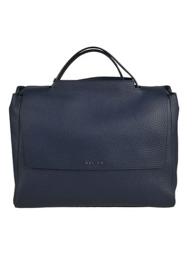 Orciani Logo Flap Tote - Orciani - Modalova