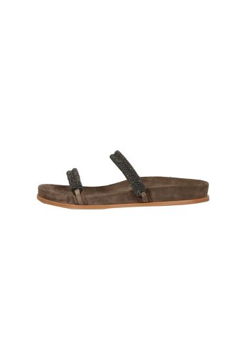 Double Strap Slip-on Sandals - Brunello Cucinelli - Modalova