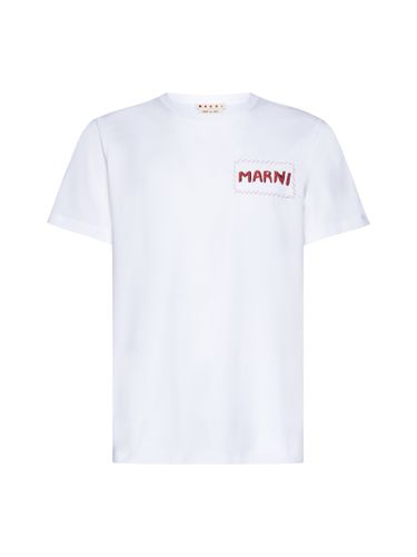 Marni White Cotton T-shirt - Marni - Modalova