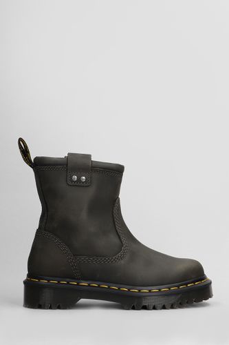 Anistone Lo Combat Boots In Leather - Dr. Martens - Modalova