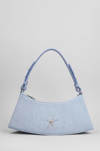 Mugler Shoulder Bag In Blue Denim - Mugler - Modalova