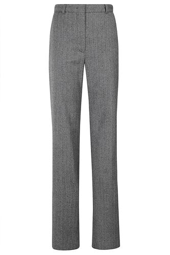 Pleat Detailed Straight Leg Trousers - Max Mara Studio - Modalova