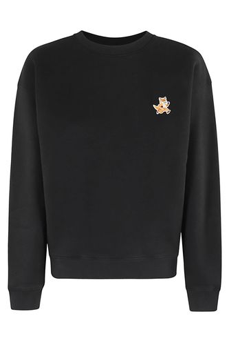 Speedy Fox Patch Comfort Sweatshirt - Maison Kitsuné - Modalova