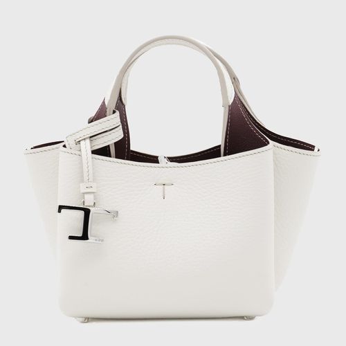 Tod's White Leather Bag - Tod's - Modalova