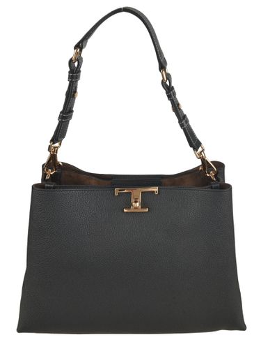 T Plaque Open Top Shoulder Bag - Tod's - Modalova