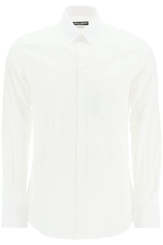 Gold Fit Poplin Shirt - Dolce & Gabbana - Modalova