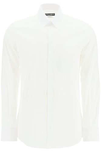 Gold Fit Poplin Shirt - Dolce & Gabbana - Modalova