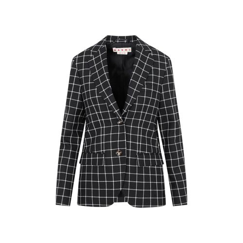 Marni Checked Long-sleeved Jacket - Marni - Modalova