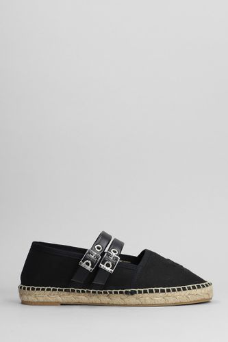 Ganni Espadrilles In Black Cotton - Ganni - Modalova