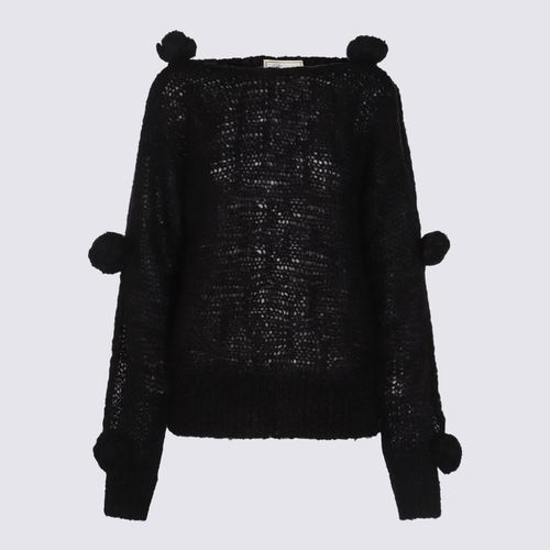 Blumarine Black Wool Knitwear - Blumarine - Modalova