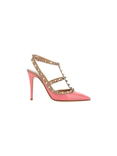 Garavani Rockstud Leather Sandals - Valentino Garavani - Modalova