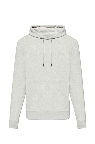 Logo Embroidered Drawstring Hoodie - Woolrich - Modalova