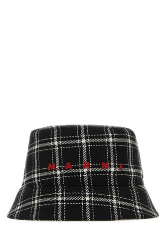 Marni Embroidered Wool Bucket Hat - Marni - Modalova