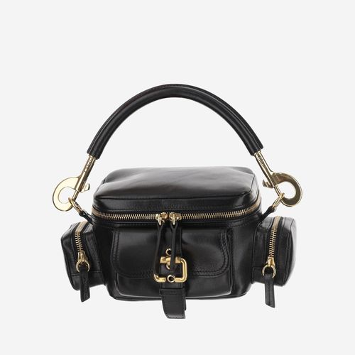 Small Shiny Leather Camera Bag - Chloé - Modalova