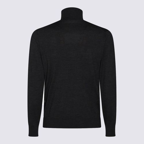 Cruciani Black Wool Knitwear - Cruciani - Modalova