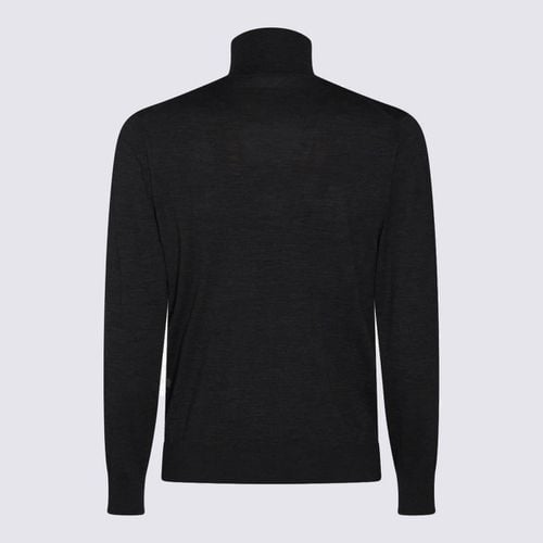 Cruciani Black Wool Knitwear - Cruciani - Modalova