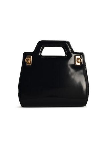 Wanda Shiny Leather Bag - Ferragamo - Modalova