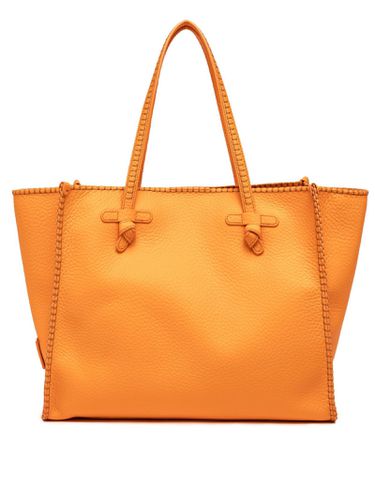 Orange Soft Leather Shopping Bag - Gianni Chiarini - Modalova