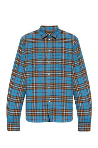 Canadian Check Flannel Regular Shirt - Dsquared2 - Modalova