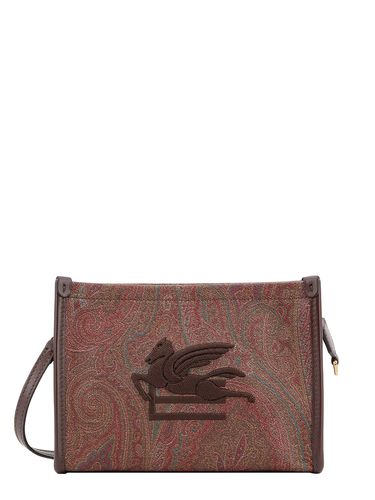 Arnica Leather Clutch Bag - Etro - Modalova