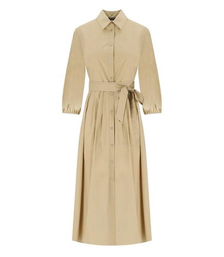 Buttoned Belted Long-sleeved Dress - Weekend Max Mara - Modalova