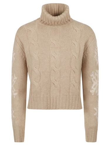 Rollneck Snowflake Embroidered Pullover - MC2 Saint Barth - Modalova