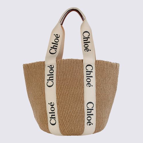 Raffia Woody Large Tote Bag - Chloé - Modalova