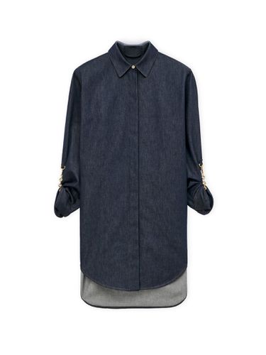 Loewe Denim Chain Shirt Dress - Loewe - Modalova