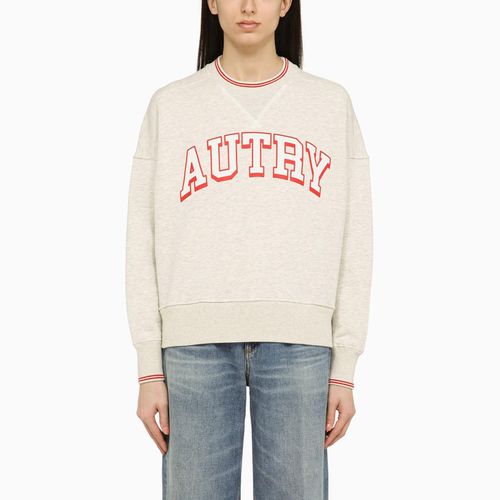 Melange Crewneck Sweatshirt With Logo - Autry - Modalova