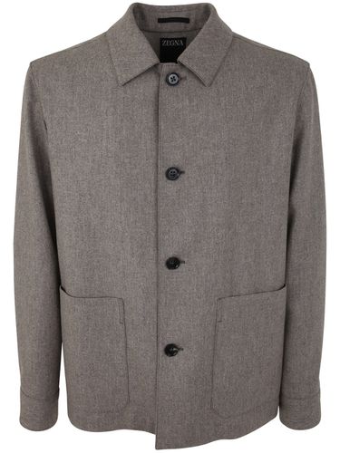 Pure Wool Flannel Chore Jacket - Zegna - Modalova