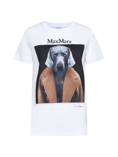 Graphic Printed Crewneck T-shirt - Max Mara - Modalova