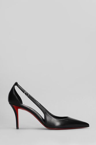 Apostrophatoric 80 Pumps In Black Leather - Christian Louboutin - Modalova