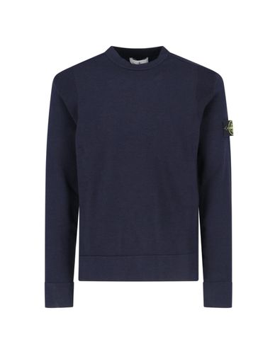 Navy Rws Wool Stretch Sweater - Stone Island - Modalova