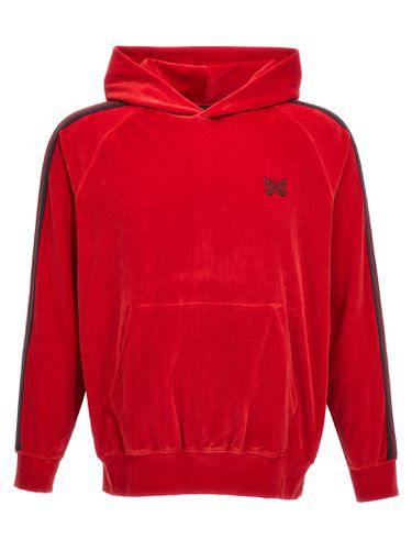 Logo Embroidery Velvet Hoodie - Needles - Modalova