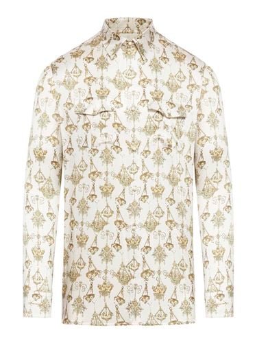 Shirt With Chandelier Print In Silk - Givenchy - Modalova