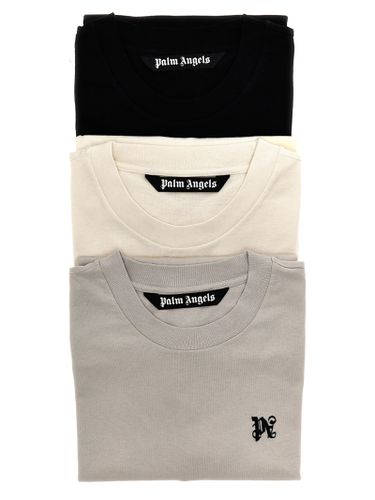 Palm Angels 3-pack monogram T-shirt - Palm Angels - Modalova