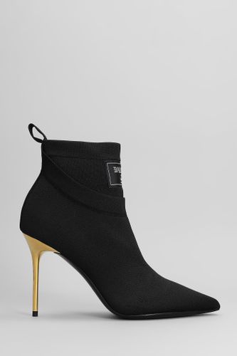 Ankle Boot High Heels Ankle Boots In Cotton - Balmain - Modalova