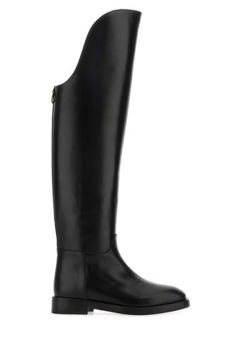 Leather Equestrian Boots - Durazzi Milano - Modalova