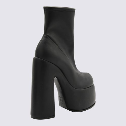Casadei Black Leather Boots - Casadei - Modalova