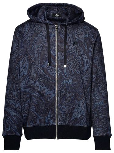 Etro Blue Cotton Sweatshirt - Etro - Modalova