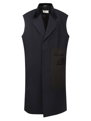 Cappotto Gilet Senza Manic Navy - Maison Margiela - Modalova