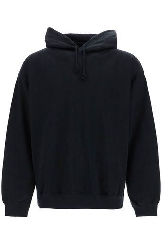 Black Cotton Hoodie With Gfx Print - Y-3 - Modalova