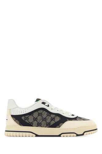 Multicolor Leather And Gg Original Fabric Re-web Sneakers - Gucci - Modalova