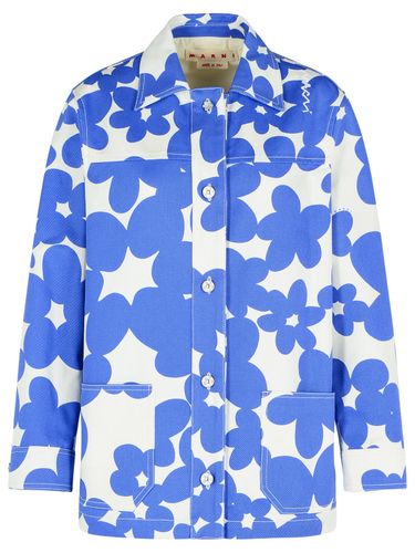 Marni Light Blue Cotton Jacket - Marni - Modalova