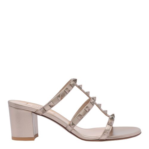 Rockstud Pump Sandals - Valentino Garavani - Modalova