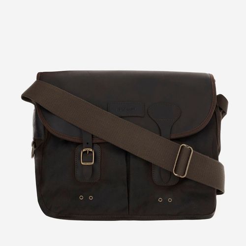 Tarras Leather And Waxed Cotton Bag - Barbour - Modalova