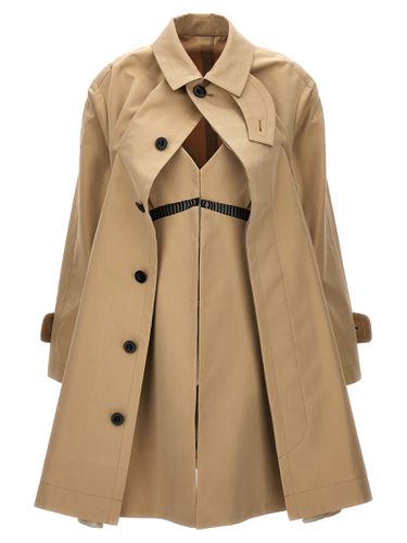 Sacai Dress Insert Trench Coat - Sacai - Modalova