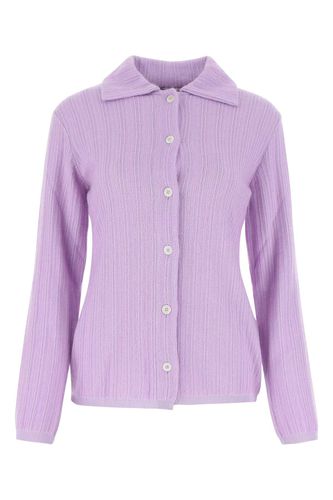 Lilac Viscose Blend Cardigan - Marco Rambaldi - Modalova