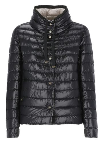 Quilted Reversible Down Jacket - Herno - Modalova