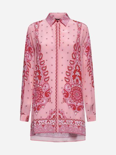 Etro Paisley Print Silk Long Shirt - Etro - Modalova